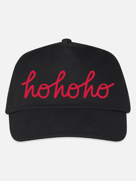 Hohoho - Kinder Basecap - Schwarz