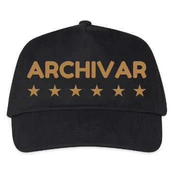Archivist Archives Archivar Archiviste Archivista - Kids’ Baseball Cap - black - Front