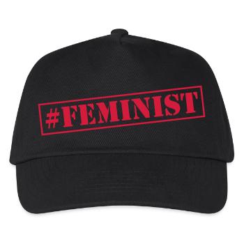 feminist - Kinder Basecap - Schwarz - Vorne