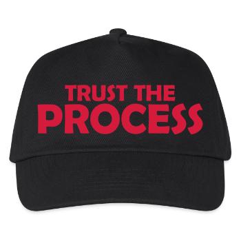 faire confiance au processus Devis - Casquette de baseball Enfant - noir - Devant