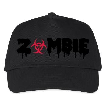 Zombie - Kinder Basecap - Schwarz - Vorne