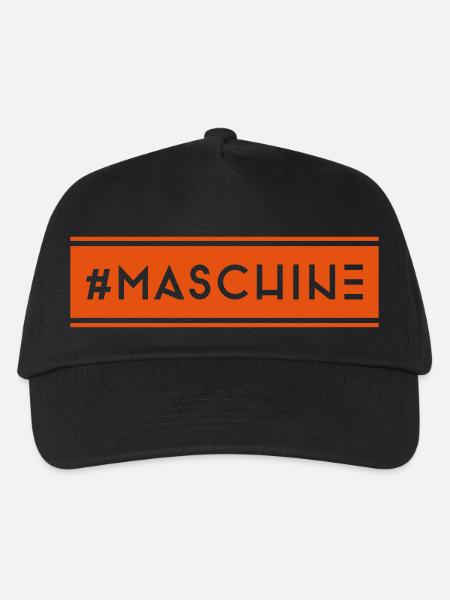 #Maschine - Kinder Basecap - Schwarz