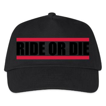 Logo Ride Die - Kids’ Baseball Cap - black - Front
