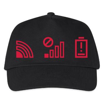 Batterie de connexion cellulaire gênante - Casquette de baseball Enfant - noir - Devant