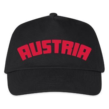 Austria - Kids’ Baseball Cap - black - Front