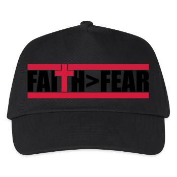 God Faith Bigger - Kids’ Baseball Cap - black - Front