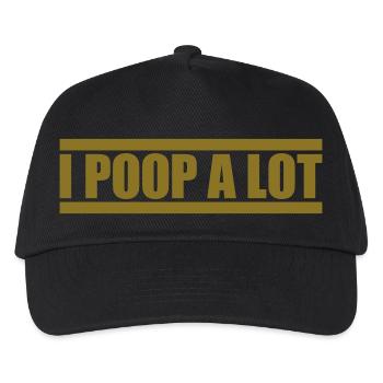 I poop a lot - Kinder Basecap - Schwarz - Vorne