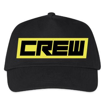 Crew - Kinder Basecap - Schwarz - Vorne