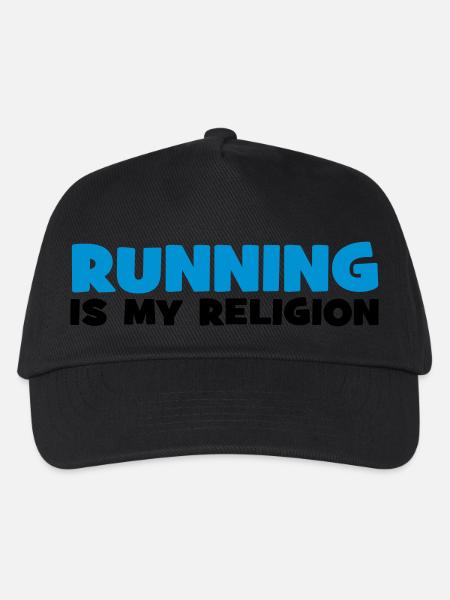 running - Kinder Basecap - Schwarz