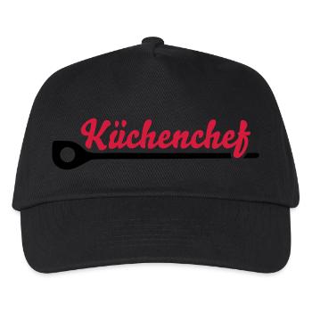 Cuisinier - Casquette de baseball Enfant - noir - Devant
