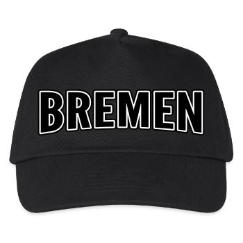 Bremen - Kinder Basecap - Schwarz - Vorne