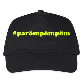 PaRömPömPöm - Kinder Basecap - Schwarz - Vorne