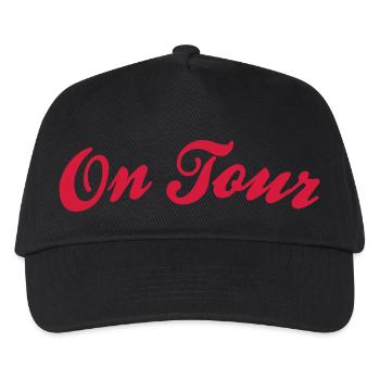 on tour - Kids’ Baseball Cap - black - Front