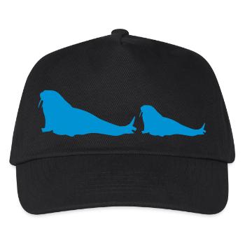 Walrus 2 - Kids’ Baseball Cap - black - Front