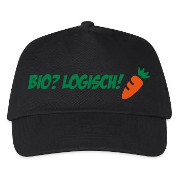 2541614 10777322 biologisch - Kinder Basecap - Schwarz - Vorne
