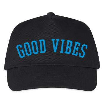 GOOD VIBES - Kids’ Baseball Cap - black - Front