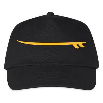 Surfboard - Kids’ Baseball Cap - black - Front