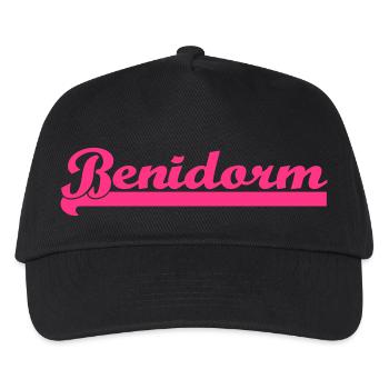 Benidorm Holiday Spain Mallorca - Kinder Basecap - Schwarz - Vorne