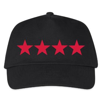 stars - star - Kids’ Baseball Cap - black - Front