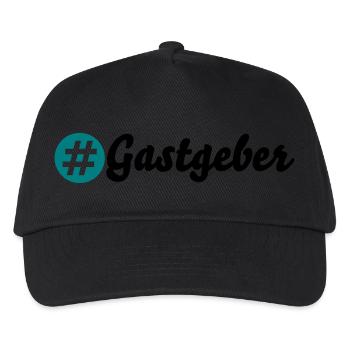 Gastgeber - Kinder Basecap - Schwarz - Vorne