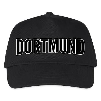 Dortmund - Kinder Basecap - Schwarz - Vorne