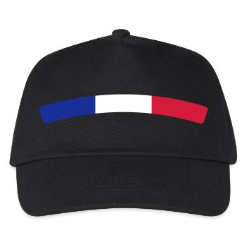France - Kids’ Baseball Cap - black - Front