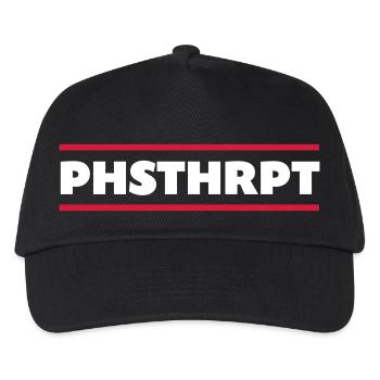 PHYSIOTHERAPEUT - Kinder Basecap - Schwarz - Vorne