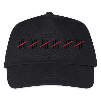 30 - Kids’ Baseball Cap - black - Front