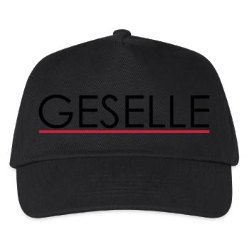 geselle - Kinder Basecap - Schwarz - Vorne