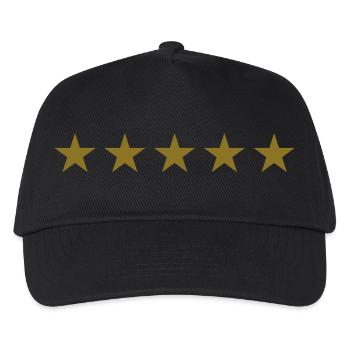 5 étoiles - Casquette de baseball Enfant - noir - Devant