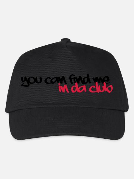 in da club - Kinder Basecap - Schwarz