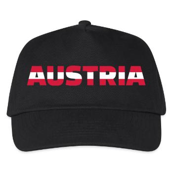Austria - Kids’ Baseball Cap - black - Front