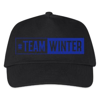 winter team - Kinder Basecap - Schwarz - Vorne