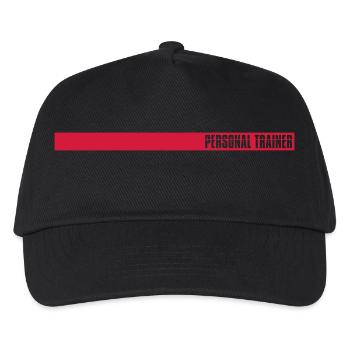 Personal trainer logo - Kids’ Baseball Cap - black - Front