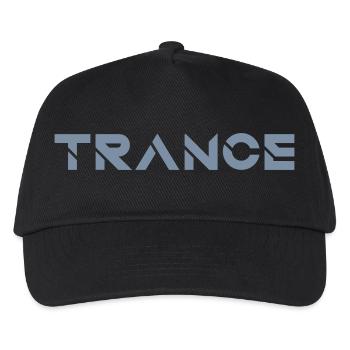 Lettering Trance Design Logo - Kids’ Baseball Cap - black - Front