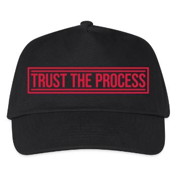 faire confiance au processus Devis - Casquette de baseball Enfant - noir - Devant