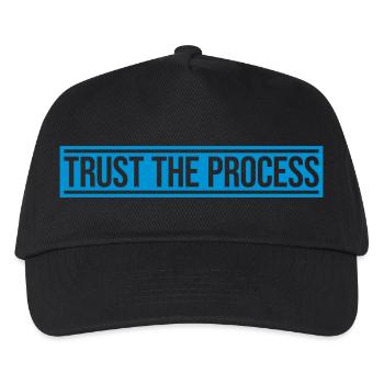 faire confiance au processus Devis - Casquette de baseball Enfant - noir - Devant