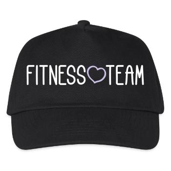 Fitness Team - Kinder Basecap - Schwarz - Vorne
