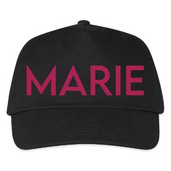 Marie Vorname Geschenk - Kinder Basecap - Schwarz - Vorne
