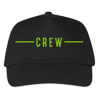 Crew stroke - Kids’ Baseball Cap - black - Front