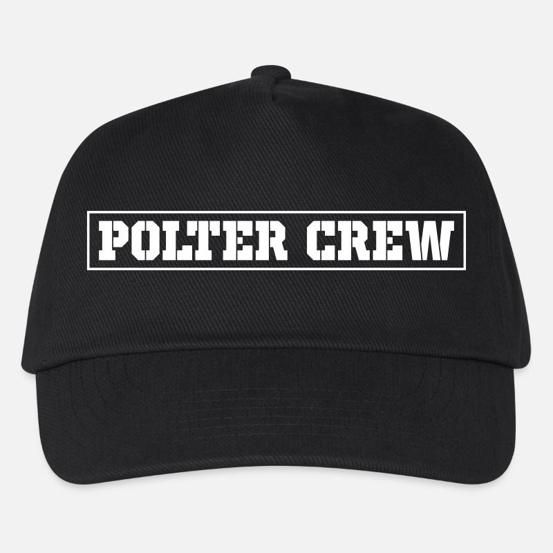 Polter Crew - Kinder Basecap - Schwarz