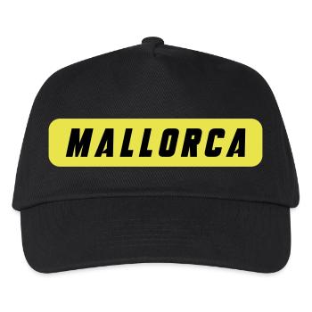 Mallorca - Kinder Basecap - Schwarz - Vorne