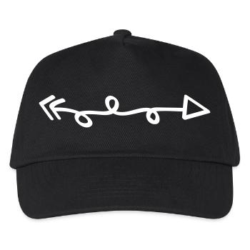 arrow - Kids’ Baseball Cap - black - Front