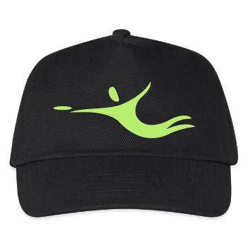 Ultimate Frisbee T-Shirt - Kinder Basecap - Schwarz - Vorne
