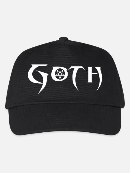 goth - Kinder Basecap - Schwarz