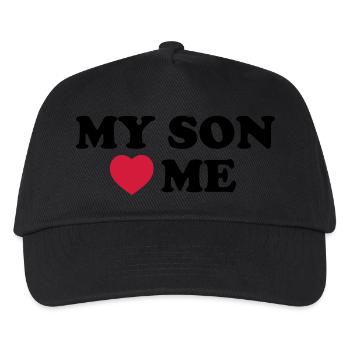 my son loves me - Casquette de baseball Enfant - noir - Devant