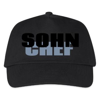 Sohn Chef - Kinder Basecap - Schwarz - Vorne