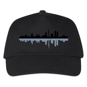 Skyline München - Kinder Basecap - Schwarz - Vorne
