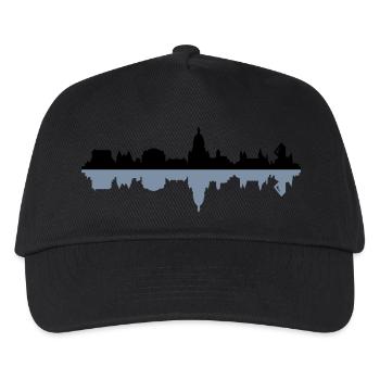 Skyline Mainz - Kinder Basecap - Schwarz - Vorne
