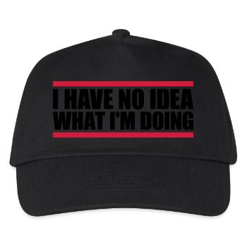 Aucune idée - Casquette de baseball Enfant - noir - Devant